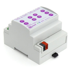 KNX актуатор штор и жалюзи, 4 канала 16А 230В AC Module Electronic JAS-04.16