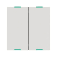 KNX выключатель, белый, двухклавишный Module Electronic M1-B55.W2