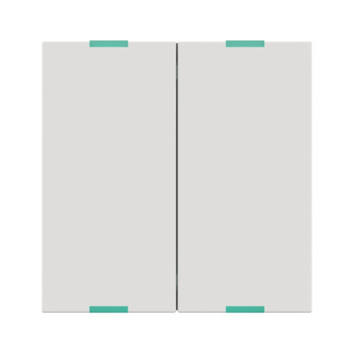 KNX выключатель, белый, двухклавишный Module Electronic M1-B55.W2