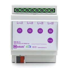 KNX релейный актуатор, 12 каналов 16А, Module Electronic SAS-04.16
