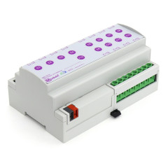 KNX релейный актуатор, 12 каналов 16А, Module Electronic SAS-12.16