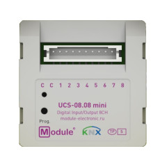 KNX модуль дискретных входов/выходов Module Electronic UCS-08.08 mini 