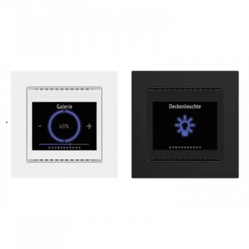 Комнатный контроллер Cala Touch KNX AQS/TH 3.0, датчик CO2/температуры/Влажности Elsner 70822 