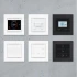Комнатный контроллер Cala Touch KNX AQS/TH 3.0, датчик CO2/температуры/Влажности Elsner 70822 