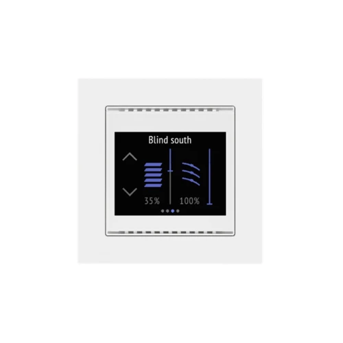 Комнатный контроллер Cala Touch KNX AQS/TH 3.0, датчик CO2/температуры/Влажности Elsner 70822 