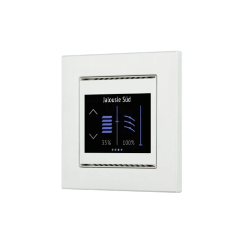Комнатный контроллер Cala Touch KNX AQS/TH 3.0, датчик CO2/температуры/Влажности Elsner 70822 