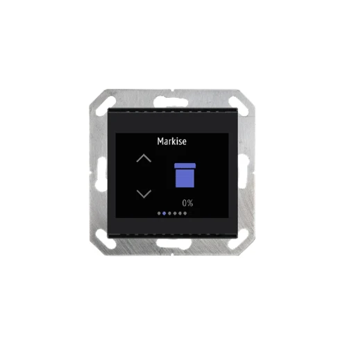 Комнатный контроллер Cala Touch KNX AQS/TH 3.0, датчик CO2/температуры/Влажности Elsner 70822 