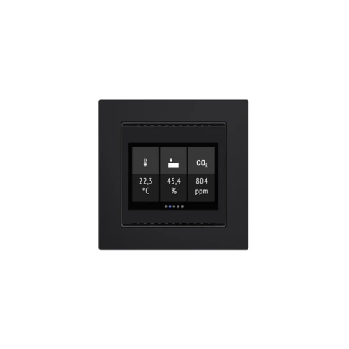 Комнатный контроллер Cala Touch KNX AQS/TH 3.0, датчик CO2/температуры/Влажности Elsner 70822 