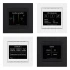 Комнатный контроллер Cala Touch KNX AQS/TH 3.0, датчик CO2/температуры/Влажности Elsner 70822 