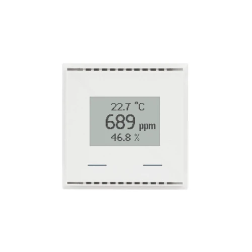 KNX AQS/ Датчик/контроллер TH-UP Touch CH для измерения CO2, температуры, влажности Elsner 70639 