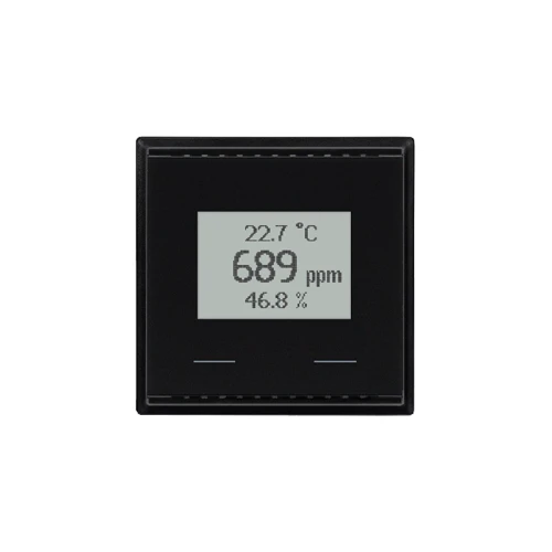 KNX AQS/ Датчик/контроллер TH-UP Touch CH для измерения CO2, температуры, влажности Elsner 70639 