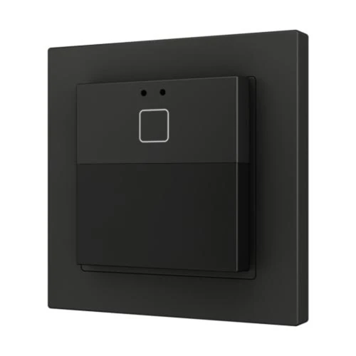 Датчик движения KNX для настенного монтажа — 1 кнопка — антрацит Zennio ZPDW1V2A Presentia W1 v2