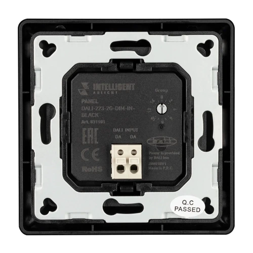 Панель DALI-223-2G-DIM-IN-BLACK (BUS) (IARL, -) INTELLIGENT ARLIGHT 031101 