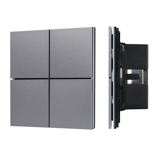  Панель управления KNX-304-23-IN Grey (BUS, Frameless) (IARL, IP20, металл) INTELLIGENT ARLIGHT 038366