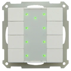  Кнопочный выключатель KNX/EIB 4x канальный (8 кнопок) MDT BE-TA55P8.G1
