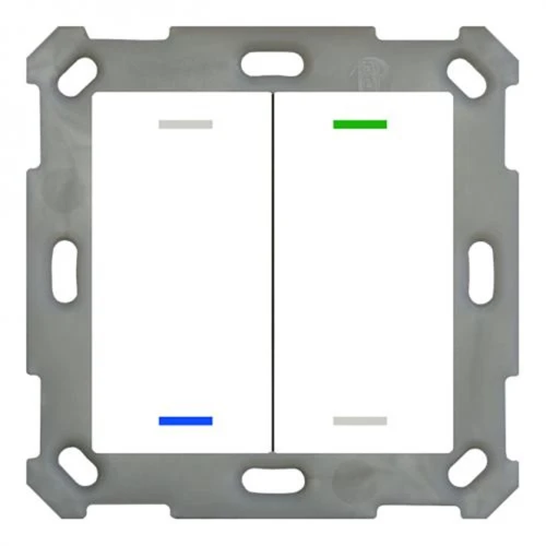 Выключатель кнопочный Lite 55 RGBW MDT BE-TAL5502.01 