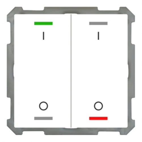  Выключатель кнопочный Lite 63 MDT BE-TAL63T2.B1