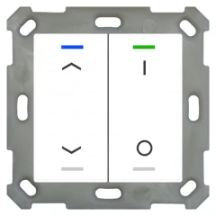 Выключатель кнопочный Lite 55 RGBW MDT BE-TAL5502.C1 