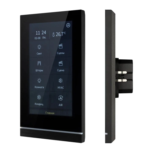  Сенсорная панель KNX-113-40-MULTI-V4-IN (20-30V) (IARL, IP20, пластик) INTELLIGENT ARLIGHT 032386