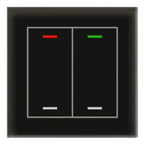 Выключатель сенсорный стекло II Lite MDT BE-GTL2TS.01 