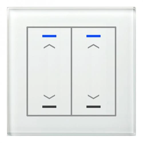  Выключатель сенсорный стекло II Lite MDT BE-GTL20W.A1