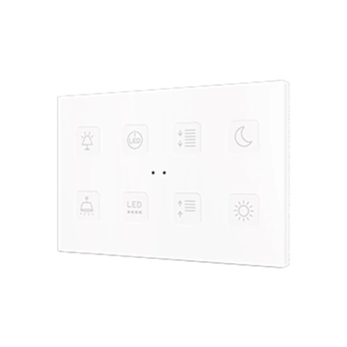 Емкостный сенсорный выключатель с подсветкой Tecla XL X8 Zennio ZVITXLX8 