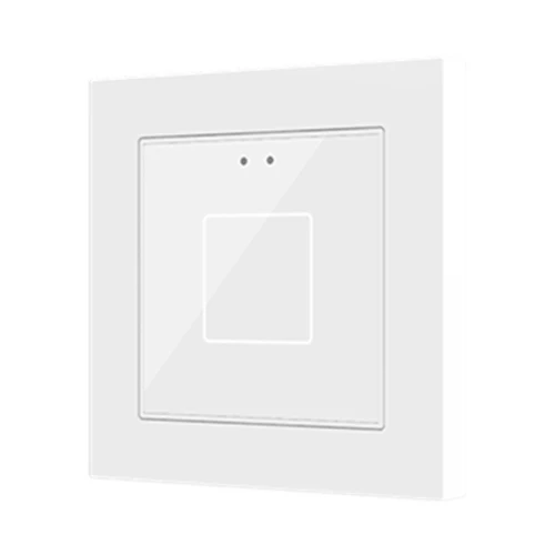 Выключатель сенсорный KNX Flat 55 X1 V2, 1-кнопочный, цвет: белый Zennio ZVIF55X1V2W 